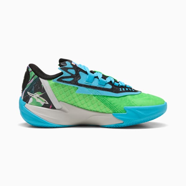 Chaussures de basketball Scoot Zeros II 2K Enfant et Adolescent, Bright Aqua-Feather Gray, extralarge